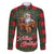 Santa and Higland Cows Scottish Christmas Family Matching Puletasi and Hawaiian Shirt Tartan Pattern - Wonder Print Shop