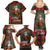 Santa and Higland Cows Scottish Christmas Family Matching Summer Maxi Dress and Hawaiian Shirt Tartan Pattern - Wonder Print Shop