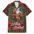 Santa and Higland Cows Scottish Christmas Hawaiian Shirt Tartan Pattern - Wonder Print Shop