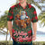 Santa and Higland Cows Scottish Christmas Hawaiian Shirt Tartan Pattern - Wonder Print Shop