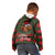 Santa and Higland Cows Scottish Christmas Kid Hoodie Tartan Pattern - Wonder Print Shop