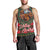 Santa and Higland Cows Scottish Christmas Men Tank Top Tartan Pattern - Wonder Print Shop