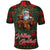 Santa and Higland Cows Scottish Christmas Polo Shirt Tartan Pattern - Wonder Print Shop