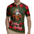 Santa and Higland Cows Scottish Christmas Rugby Jersey Tartan Pattern - Wonder Print Shop