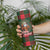 Santa and Higland Cows Scottish Christmas Skinny Tumbler Tartan Pattern - Wonder Print Shop