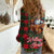 Santa and Higland Cows Scottish Christmas Women Casual Shirt Tartan Pattern