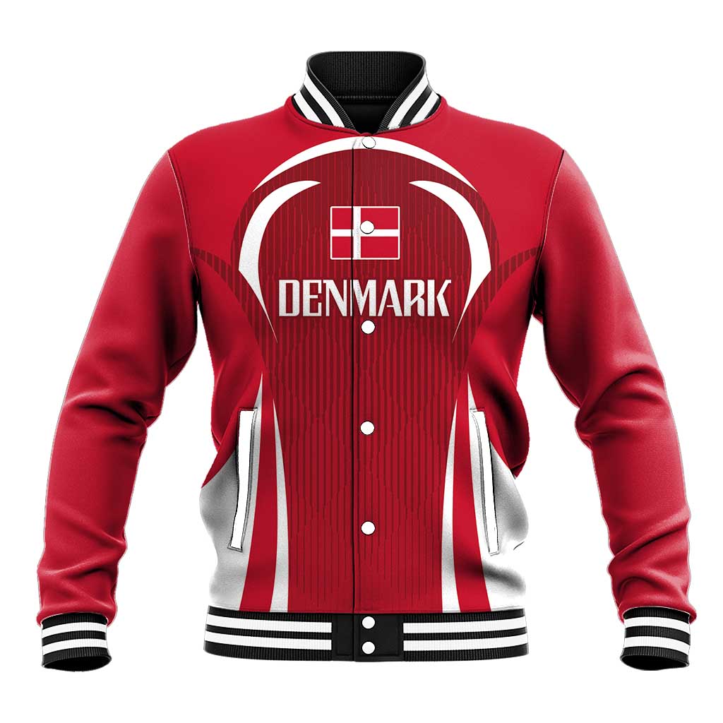 Denmark Football 2024 Go Champion Baseball Jacket - Wonder Print Shop