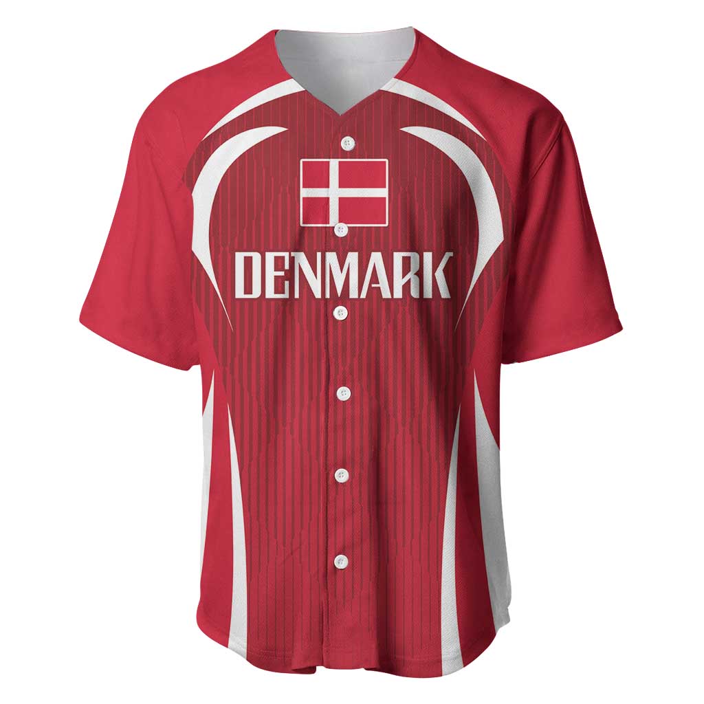 Denmark Football 2024 Go Champion Baseball Jersey - Wonder Print Shop