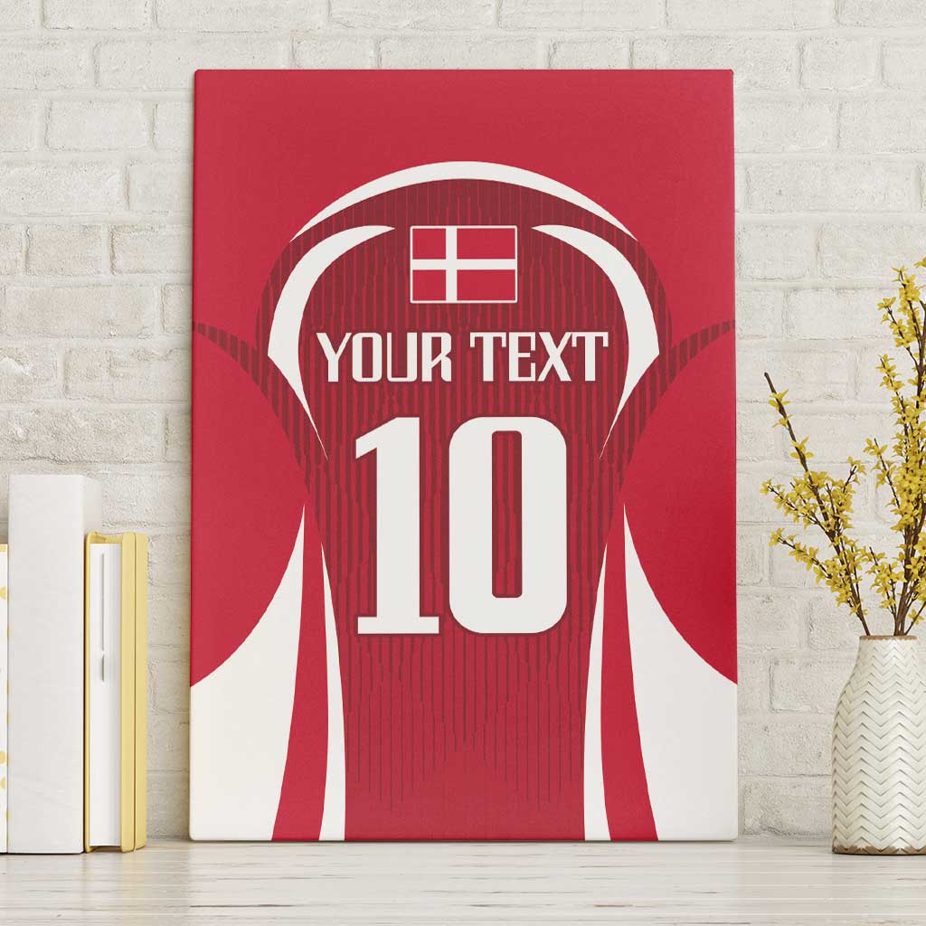 Denmark Football 2024 Go Champion Canvas Wall Art - Wonder Print Shop