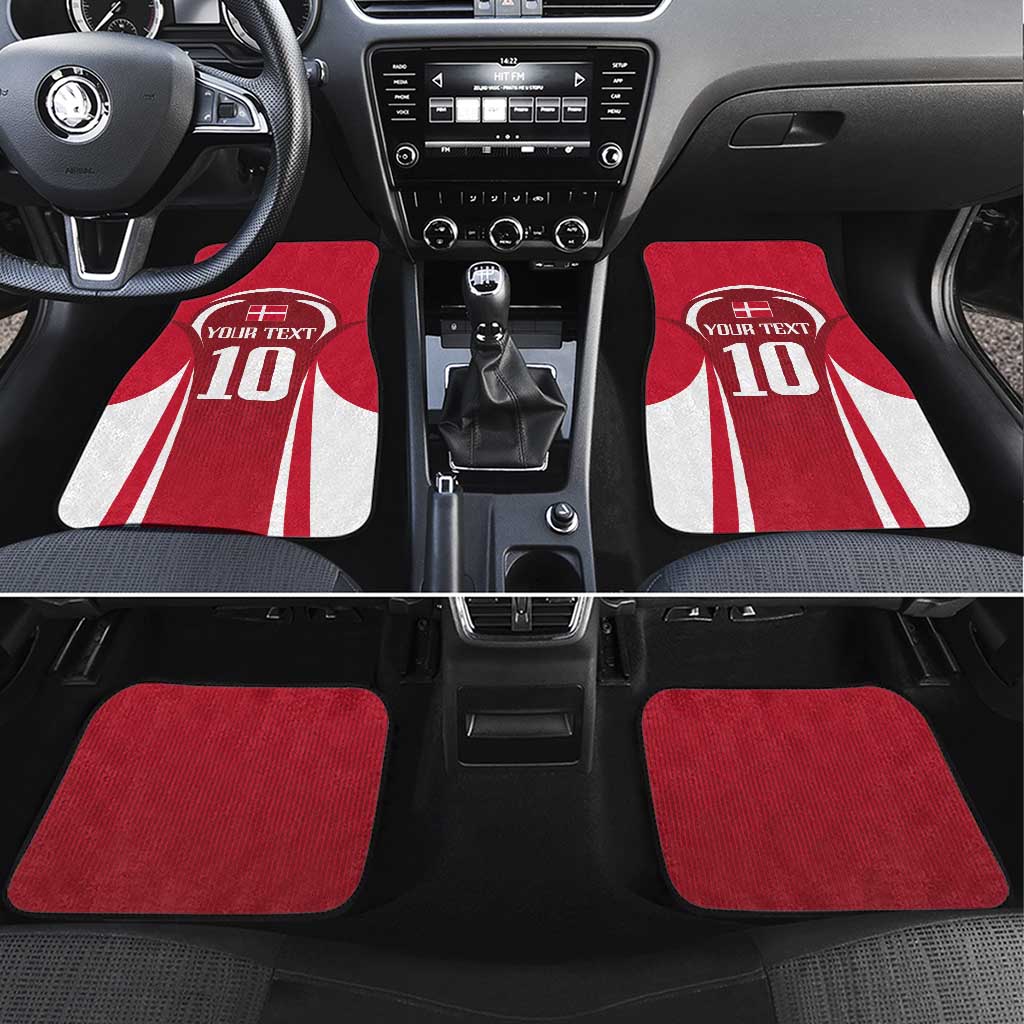 Denmark Football 2024 Go Champion Car Mats - Wonder Print Shop