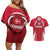 Denmark Football 2024 Go Champion Couples Matching Off Shoulder Short Dress and Hawaiian Shirt - Wonder Print Shop