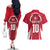 Denmark Football 2024 Go Champion Couples Matching Off The Shoulder Long Sleeve Dress and Hawaiian Shirt - Wonder Print Shop