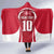 Denmark Football 2024 Go Champion Hooded Blanket