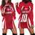 Denmark Football 2024 Go Champion Hoodie Dress - Wonder Print Shop