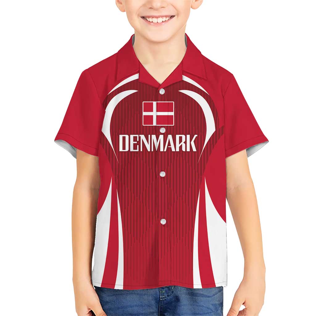 Denmark Football 2024 Go Champion Kid Hawaiian Shirt - Wonder Print Shop