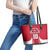 Denmark Football 2024 Go Champion Leather Tote Bag - Wonder Print Shop