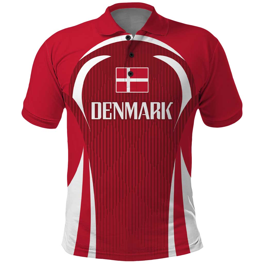 Denmark Football 2024 Go Champion Polo Shirt - Wonder Print Shop