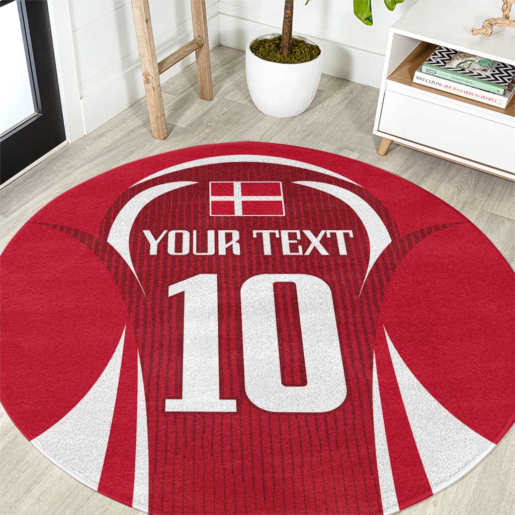 Denmark Football 2024 Go Champion Round Carpet