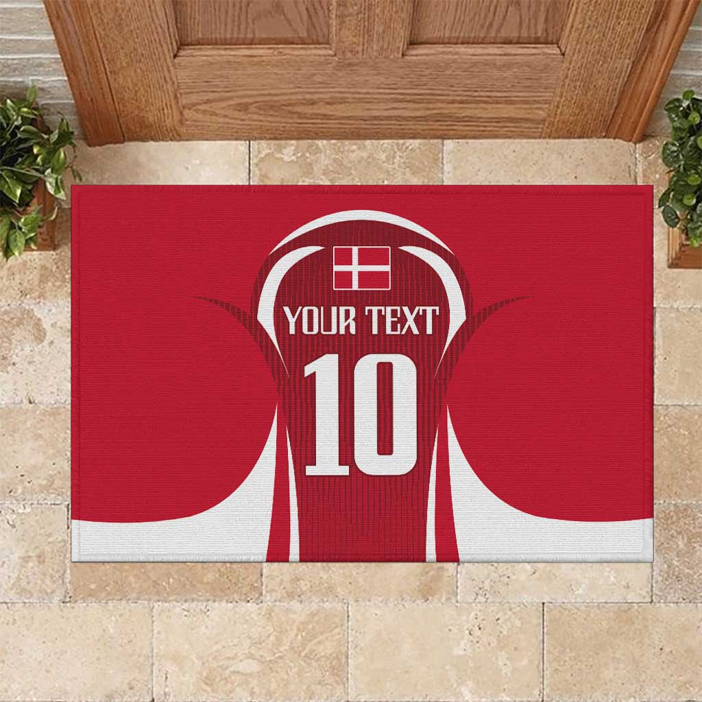 Denmark Football 2024 Go Champion Rubber Doormat