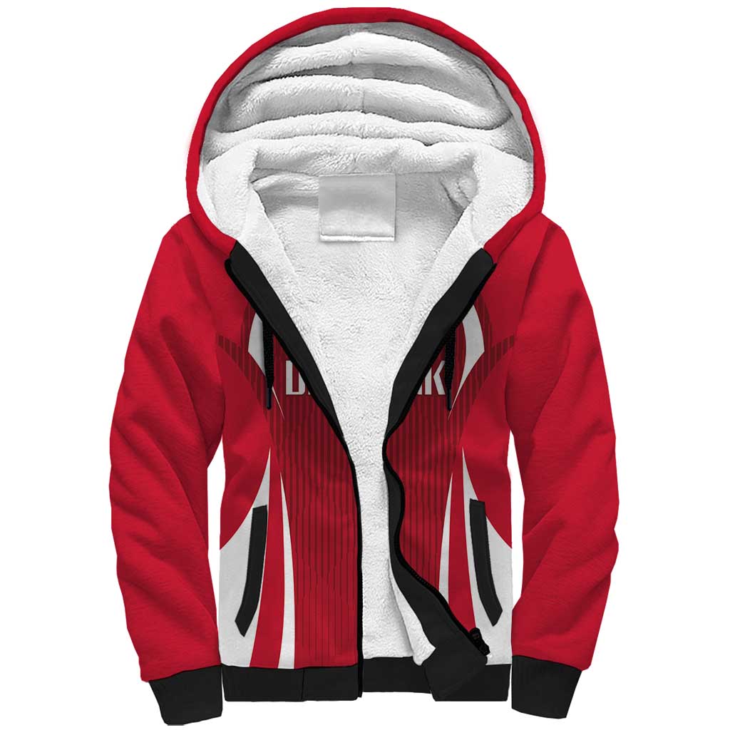 Denmark Football 2024 Go Champion Sherpa Hoodie