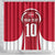 Denmark Football 2024 Go Champion Shower Curtain