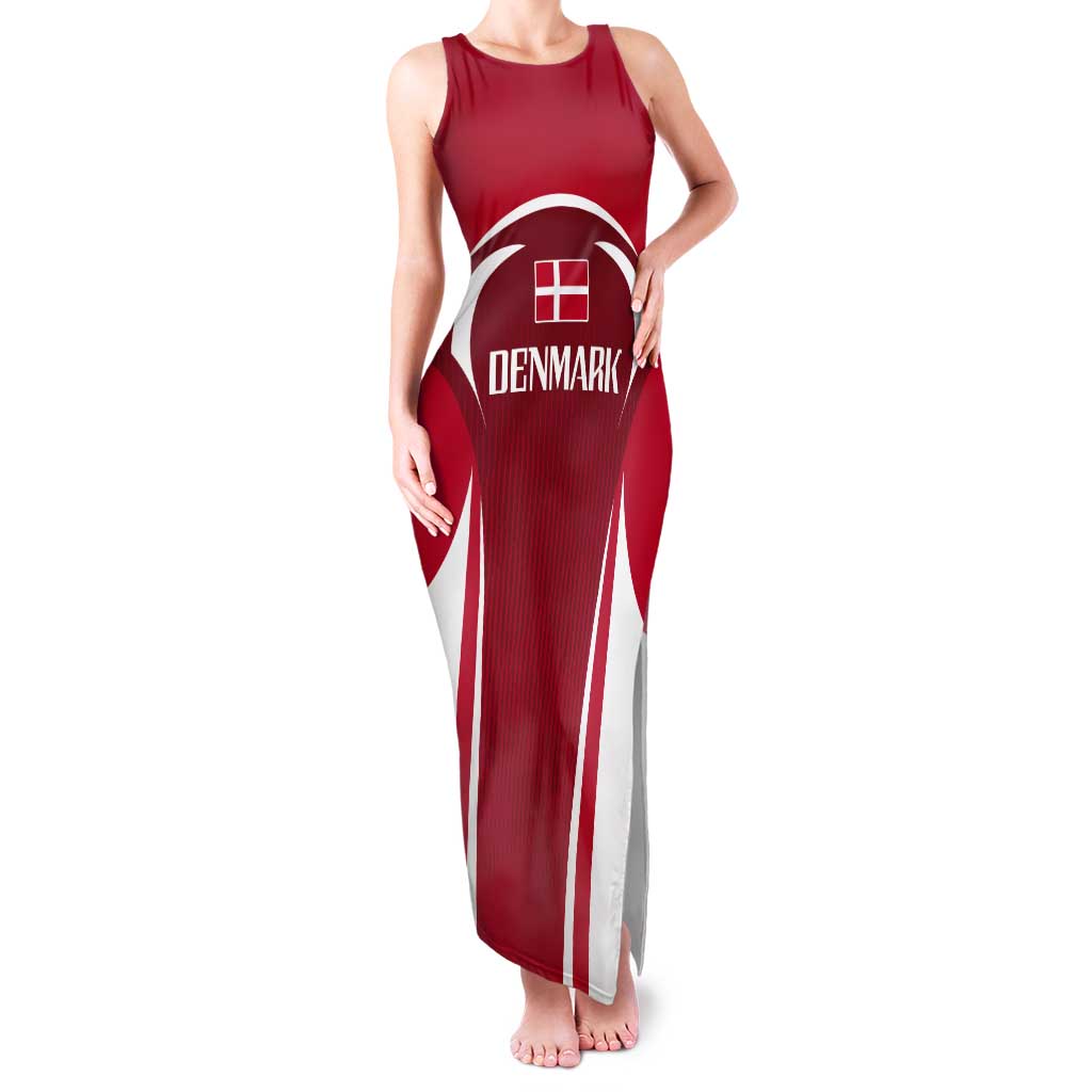 Denmark Football 2024 Go Champion Tank Maxi Dress