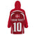 Denmark Football 2024 Go Champion Wearable Blanket Hoodie