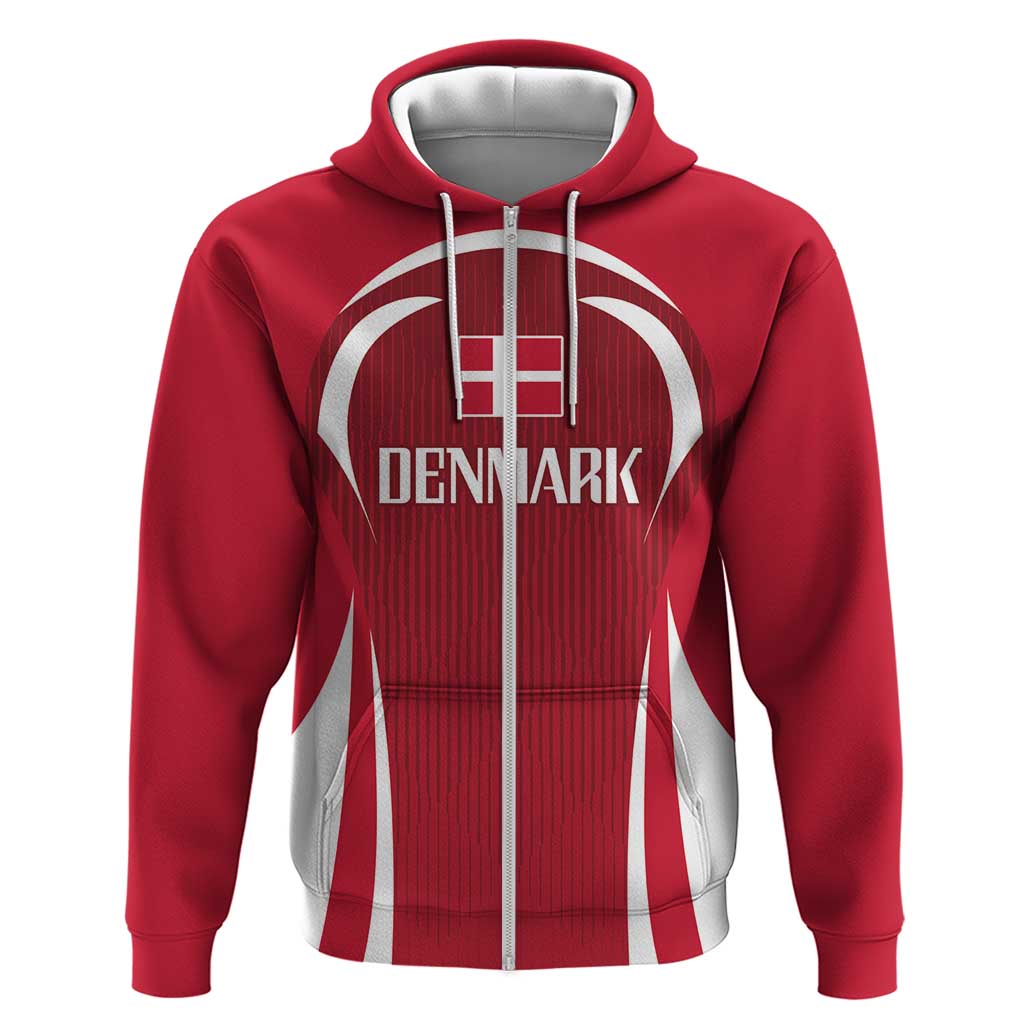 Denmark Football 2024 Go Champion Zip Hoodie