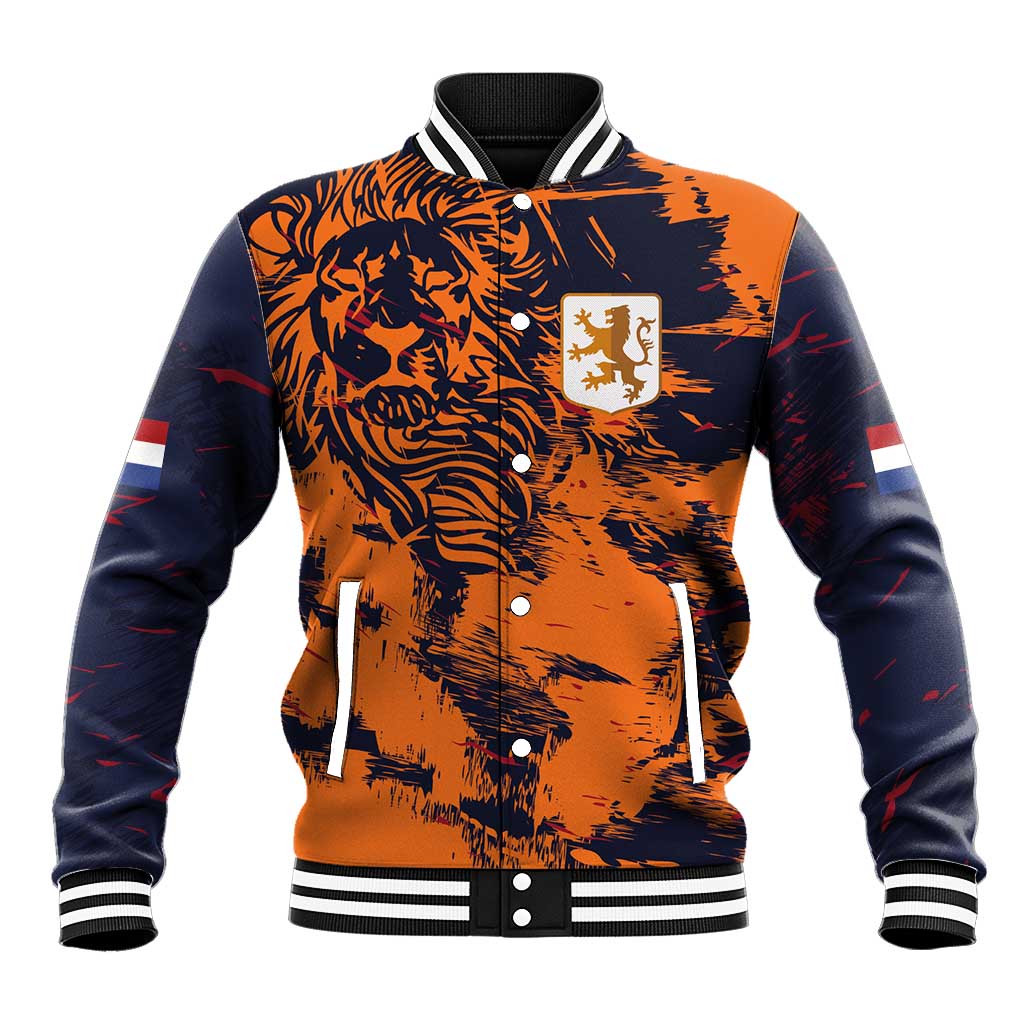 Netherlands Football 2024 Go Champion Baseball Jacket - Wonder Print Shop