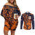 Netherlands Football 2024 Go Champion Couples Matching Off Shoulder Short Dress and Long Sleeve Button Shirt - Wonder Print Shop