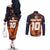 Netherlands Football 2024 Go Champion Couples Matching Off The Shoulder Long Sleeve Dress and Long Sleeve Button Shirt