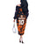 Netherlands Football 2024 Go Champion Off The Shoulder Long Sleeve Dress - Wonder Print Shop