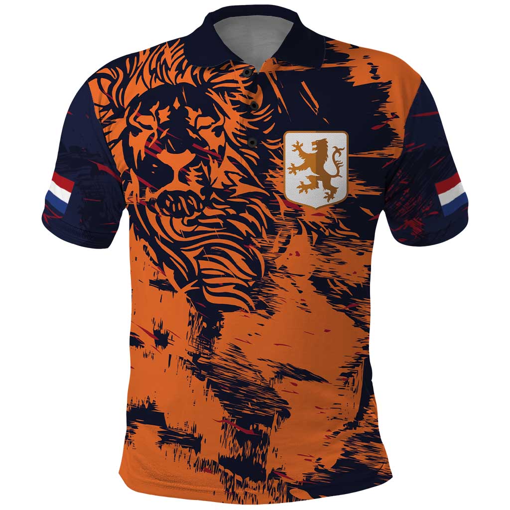 Netherlands Football 2024 Go Champion Polo Shirt