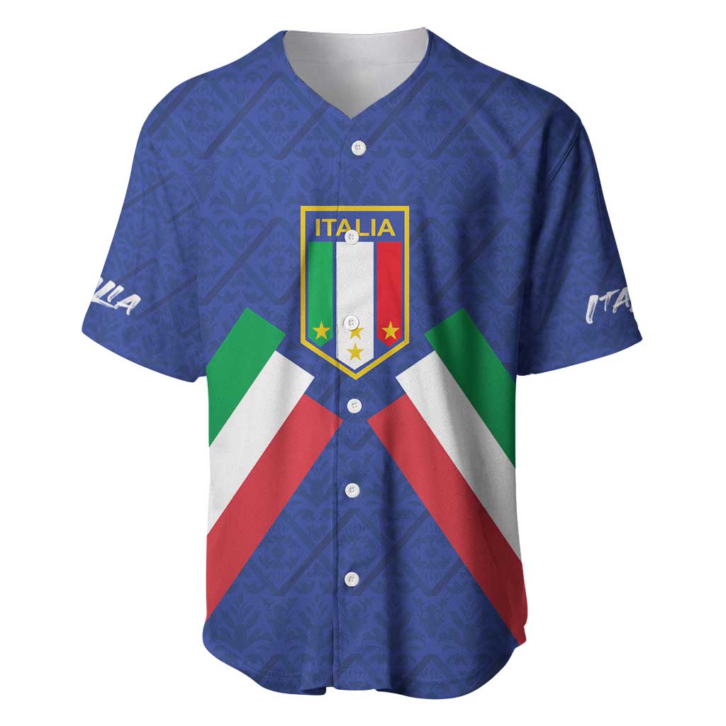 Italy Football 2024 Go Champion Baseball Jersey - Wonder Print Shop