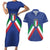 Italy Football 2024 Go Champion Couples Matching Short Sleeve Bodycon Dress and Hawaiian Shirt - Wonder Print Shop