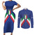 Italy Football 2024 Go Champion Couples Matching Short Sleeve Bodycon Dress and Long Sleeve Button Shirt - Wonder Print Shop