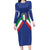 Italy Football 2024 Go Champion Family Matching Long Sleeve Bodycon Dress and Hawaiian Shirt - Wonder Print Shop