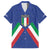 Italy Football 2024 Go Champion Family Matching Off The Shoulder Long Sleeve Dress and Hawaiian Shirt - Wonder Print Shop