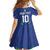 Italy Football 2024 Go Champion Family Matching Off Shoulder Short Dress and Hawaiian Shirt - Wonder Print Shop