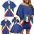 Italy Football 2024 Go Champion Family Matching Off Shoulder Short Dress and Hawaiian Shirt - Wonder Print Shop