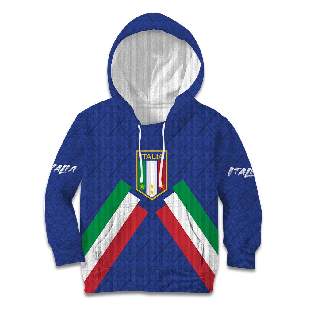 Italy Football 2024 Go Champion Kid Hoodie - Wonder Print Shop