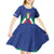 Italy Football 2024 Go Champion Kid Short Sleeve Dress - Wonder Print Shop