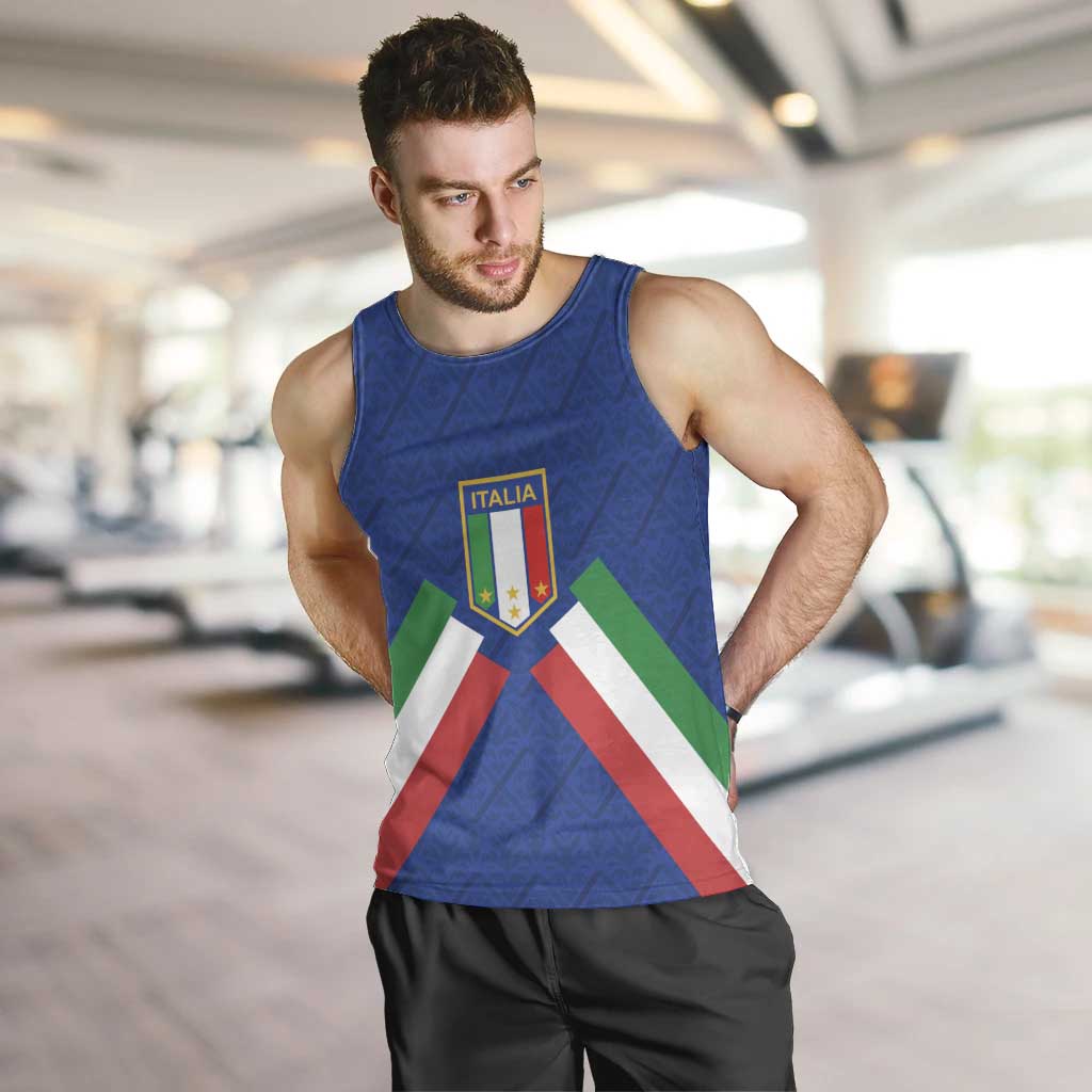 Italy Football 2024 Go Champion Men Tank Top - Wonder Print Shop