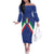 Italy Football 2024 Go Champion Off The Shoulder Long Sleeve Dress - Wonder Print Shop