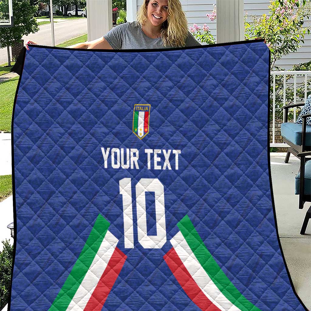 Italy Football 2024 Go Champion Quilt