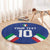 Italy Football 2024 Go Champion Round Carpet