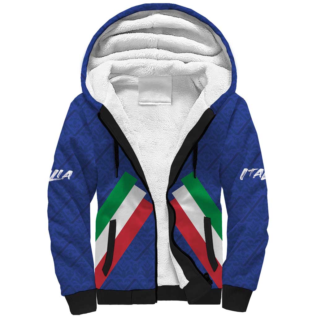 Italy Football 2024 Go Champion Sherpa Hoodie