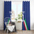 Italy Football 2024 Go Champion Window Curtain