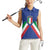 Italy Football 2024 Go Champion Women Sleeveless Polo Shirt