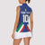 Italy Football 2024 Go Champion Women Sleeveless Polo Shirt